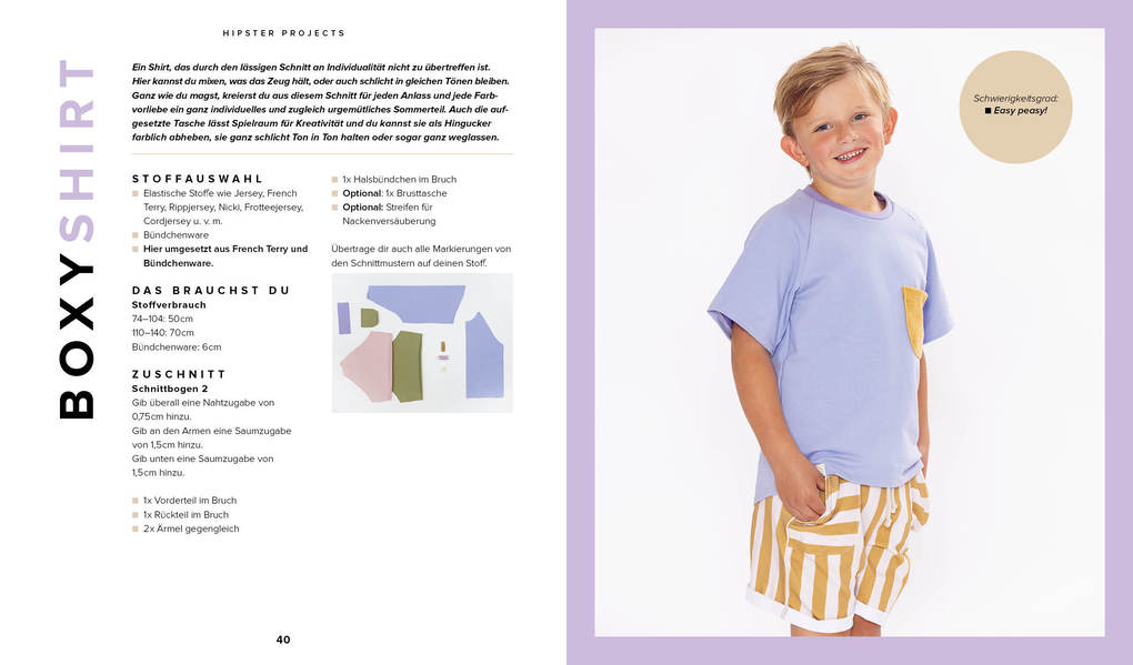 Weitere Ansicht: Little Hipster: Kinderkleidung nähen. Frech, wild, wunderbar! | JULESNaht