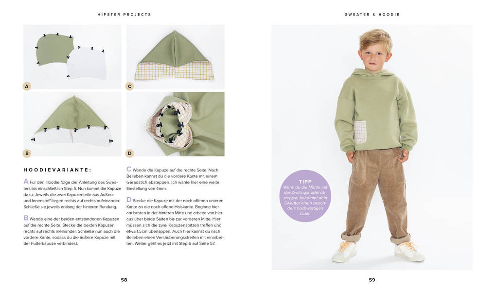 Weitere Ansicht: Little Hipster: Kinderkleidung nähen. Frech, wild, wunderbar! | JULESNaht