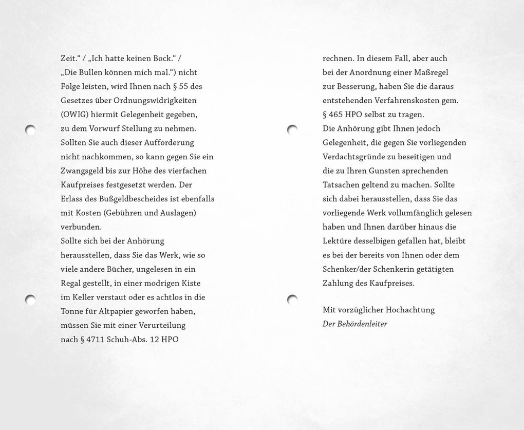 Weitere Ansicht: Das böse Buch für Polizisten | Gitzinger & Schmelzer Höke
