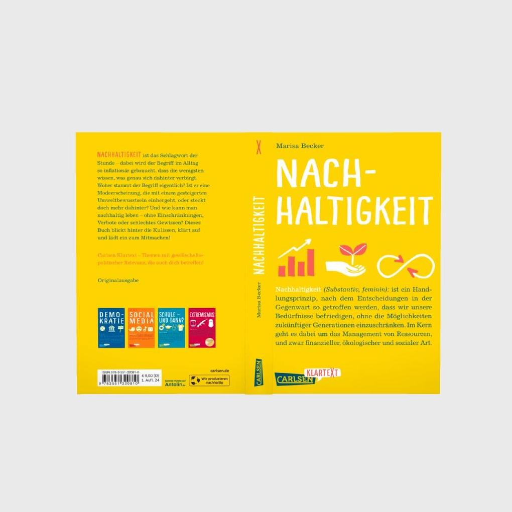 Weitere Ansicht: Nachhaltigkeit (Carlsen Klartext) | Marisa Becker