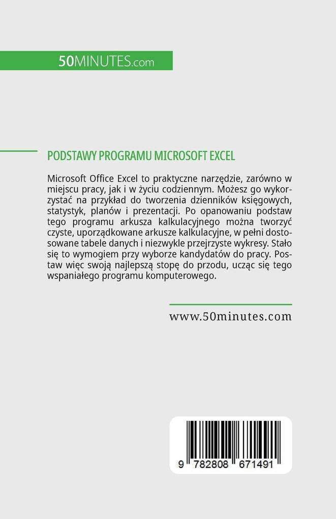 Weitere Ansicht: Podstawy programu Microsoft Excel | Priscillia Mommens-Valenduc