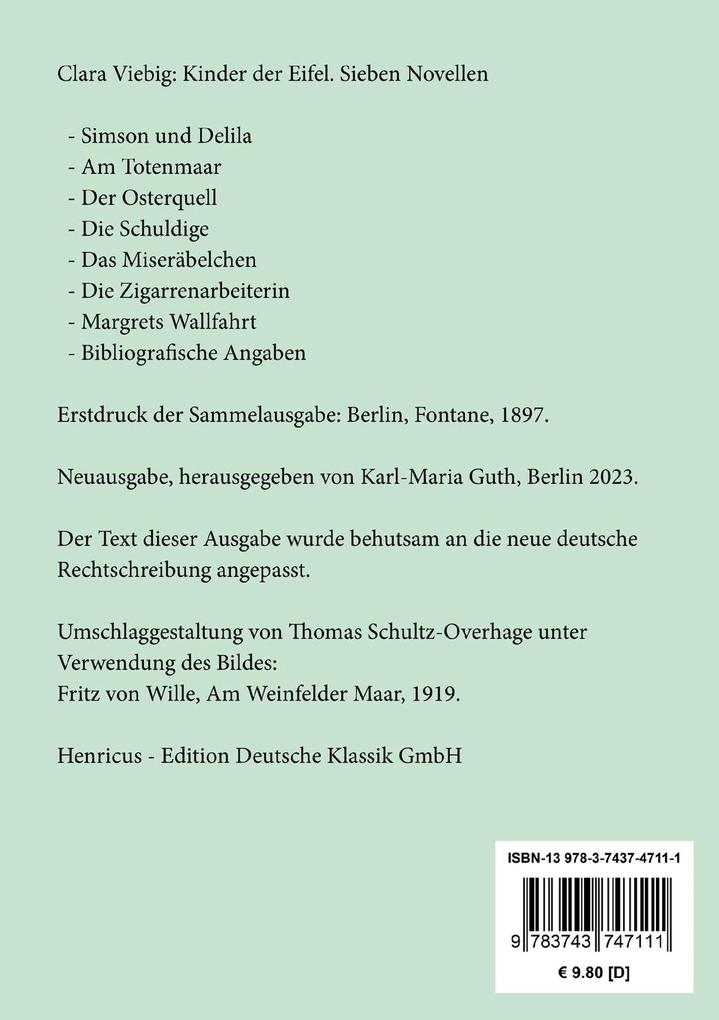 Weitere Ansicht: Kinder der Eifel | Clara Viebig