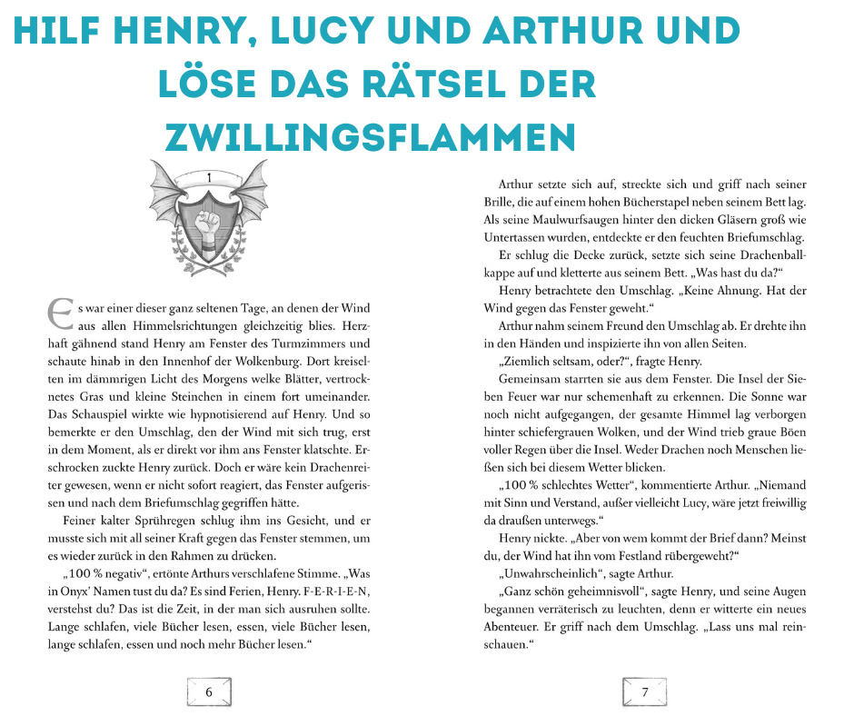 Weitere Ansicht: Die geheime Drachenschule: Löse das Rätsel der Zwillingsflammen | Emily Skye