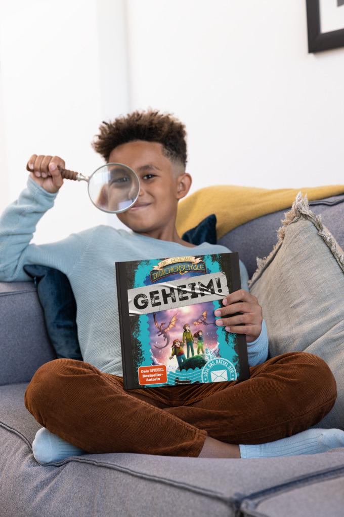 Weitere Ansicht: Die geheime Drachenschule: Löse das Rätsel der Zwillingsflammen | Emily Skye