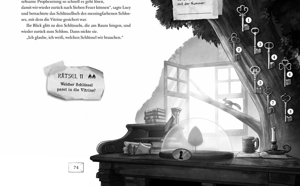 Weitere Ansicht: Die geheime Drachenschule: Löse das Rätsel der Zwillingsflammen | Emily Skye