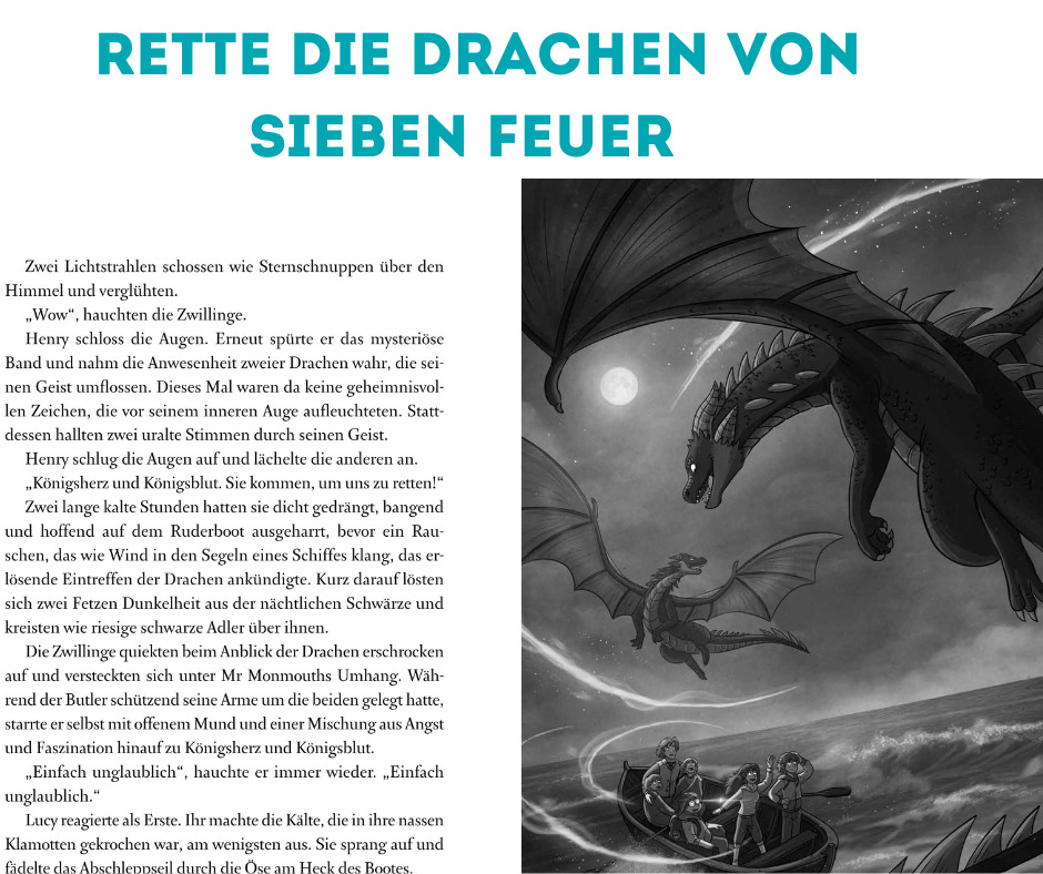 Weitere Ansicht: Die geheime Drachenschule: Löse das Rätsel der Zwillingsflammen | Emily Skye