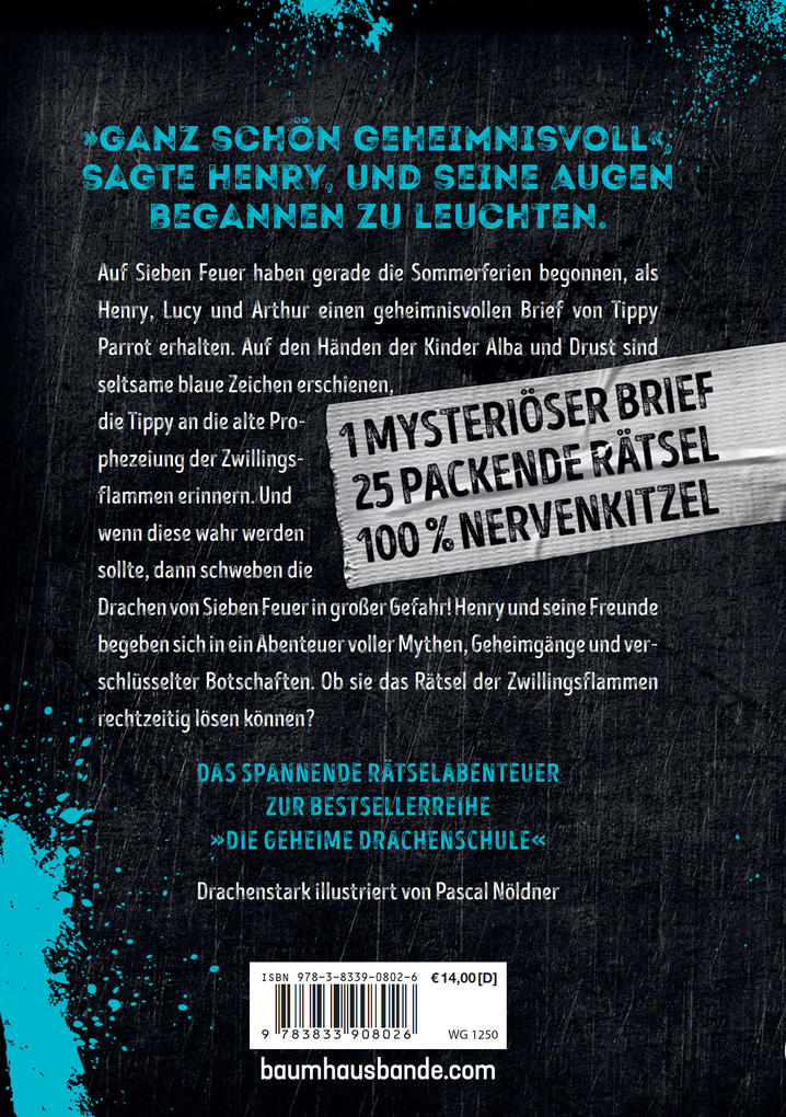 Weitere Ansicht: Die geheime Drachenschule: Löse das Rätsel der Zwillingsflammen | Emily Skye