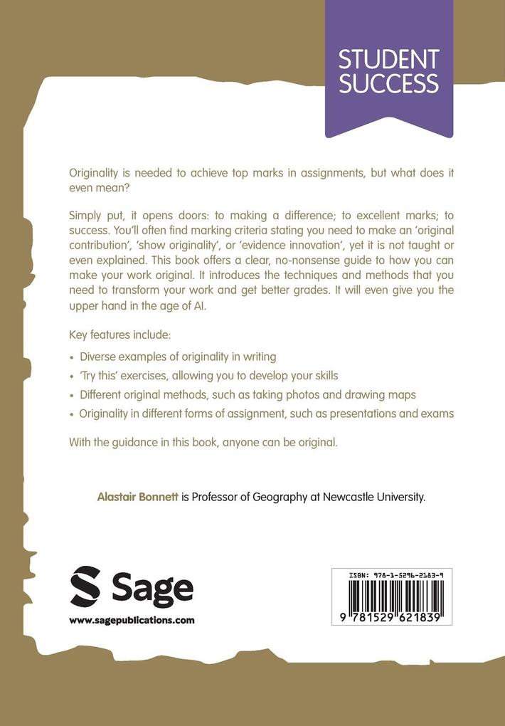 Weitere Ansicht: How to be Original | Alastair Bonnett