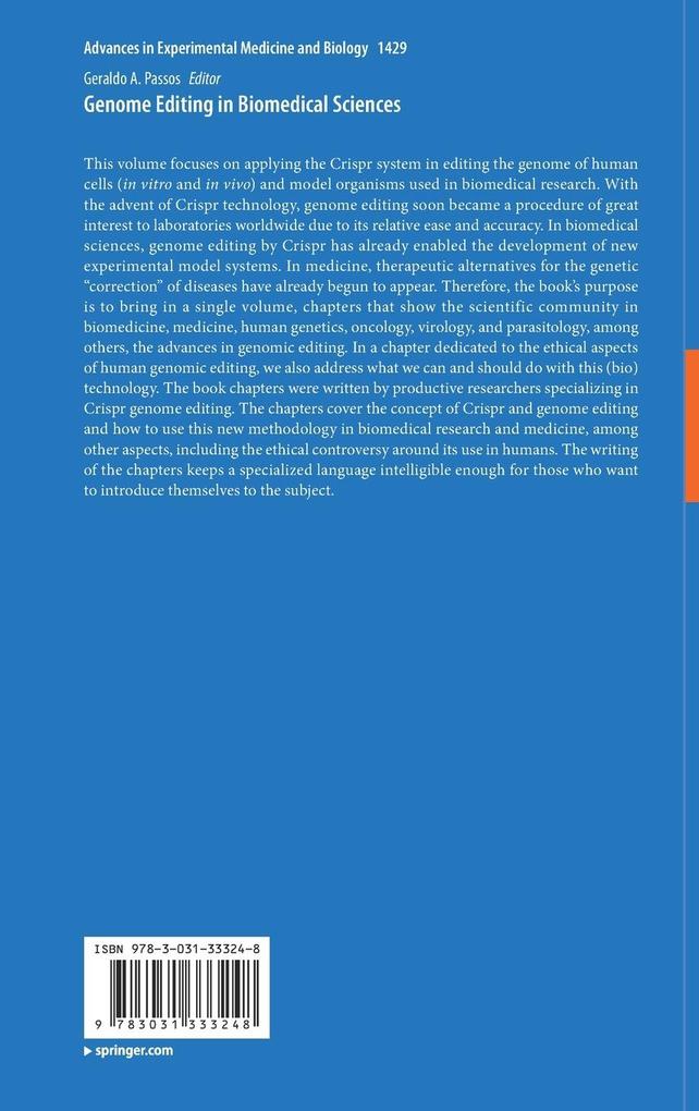 Weitere Ansicht: Genome Editing in Biomedical Sciences