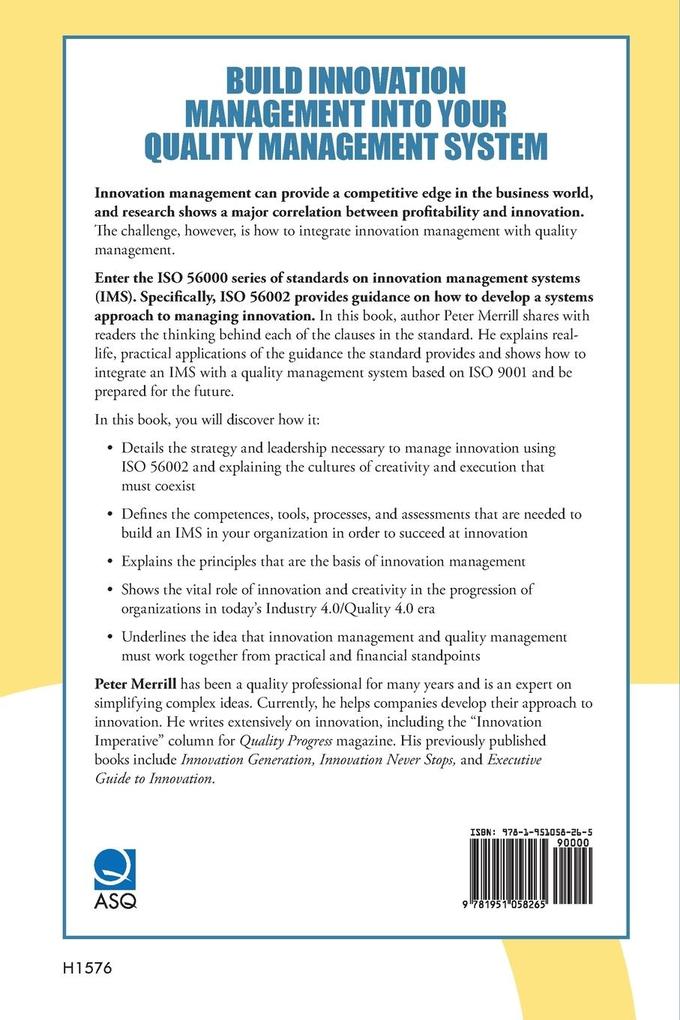 Weitere Ansicht: ISO 56000 | Peter Merrill