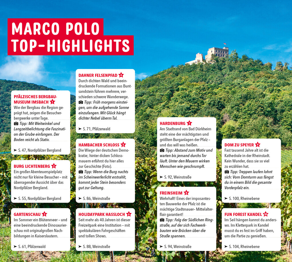 Weitere Ansicht: MARCO POLO Reiseführer Pfalz | Markus Giffhorn, Sandra Kathe