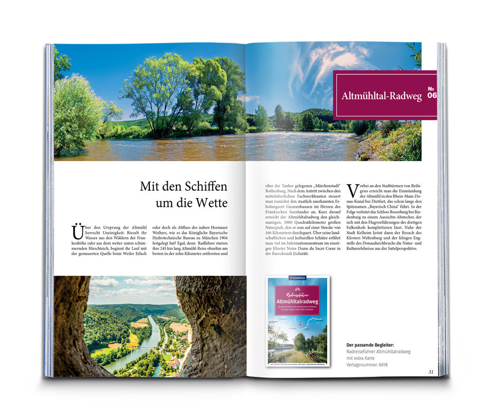 Weitere Ansicht: KOMPASS Radfernwege quer durch Deutschland