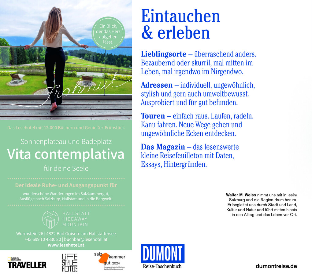 Weitere Ansicht: DUMONT Reise-Taschenbuch Reiseführer Salzburg, Salzburger Land, Salzkammergut | Walter M. Weiss