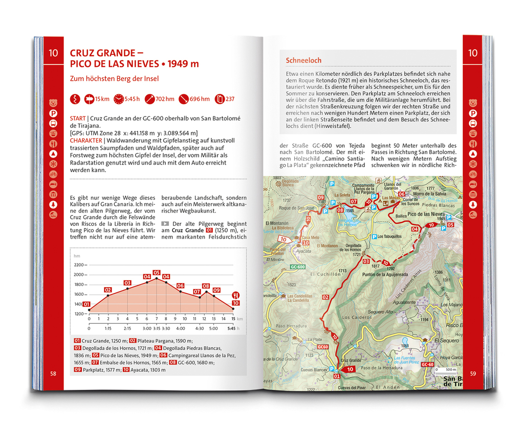Weitere Ansicht: KOMPASS Wanderführer Gran Canaria, 75 Touren mit Extra-Tourenkarte | Peter Mertz