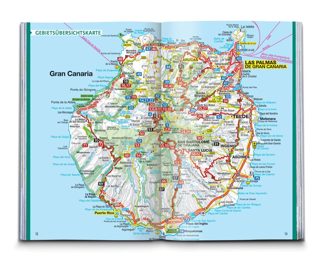 Weitere Ansicht: KOMPASS Wanderführer Gran Canaria, 75 Touren mit Extra-Tourenkarte | Peter Mertz