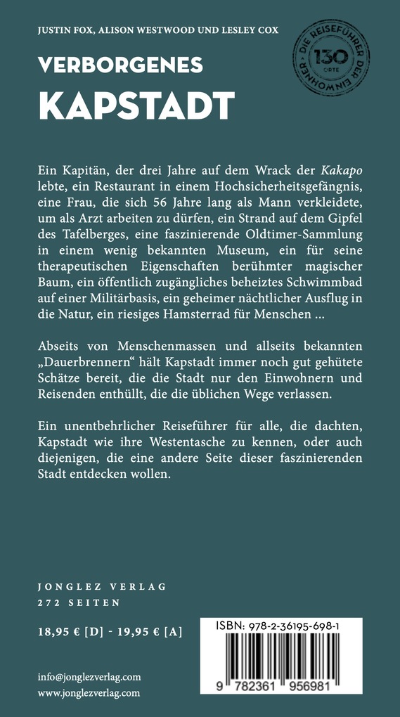 Weitere Ansicht: Verborgenes Kapstadt | Justin Fox, Alison Westwood, Lesley Cox