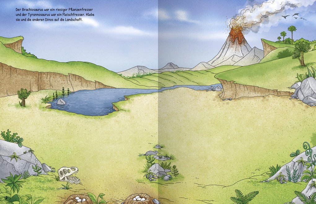 Weitere Ansicht: Meine große bunte Stickerwelt - Dinosaurier