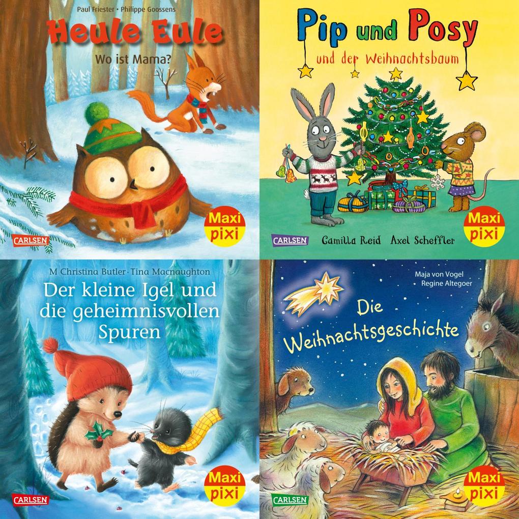 Produktbild: Maxi-Pixi-4er-Set 104: Bilderbuchwinter (4x1 Exemplar) | diverse