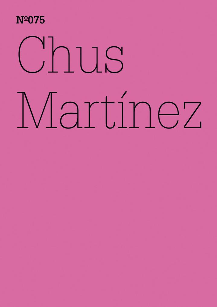 Produktbild: Chus Martínez | Chus Martínez