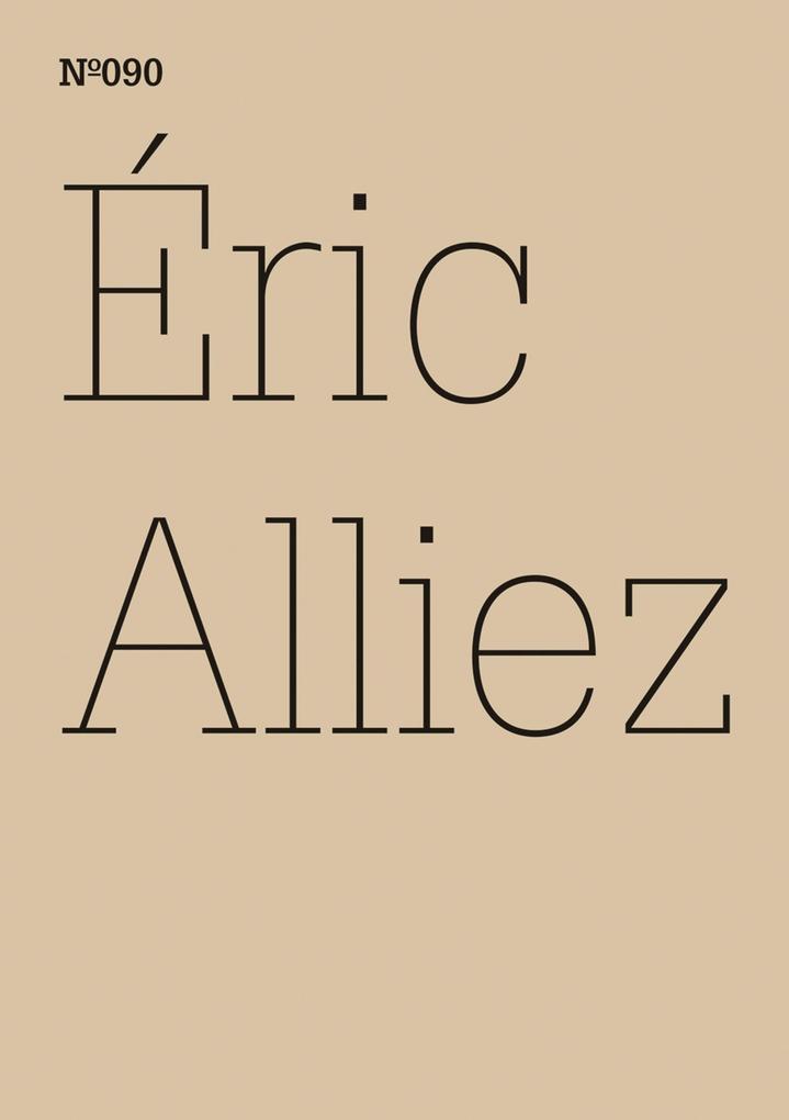 Produktbild: Éric Alliez | Éric Alliez