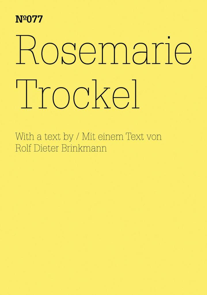 Produktbild: Rosemarie Trockel | Rosemarie Trockel