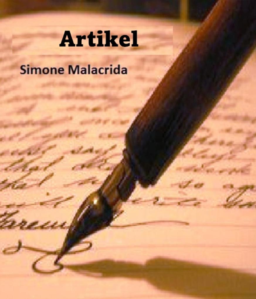 Produktbild: Artikel | Simone Malacrida