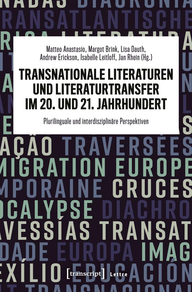 Produktbild: Transnationale Literaturen und Literaturtransfer im 20. und 21. Jahrhundert