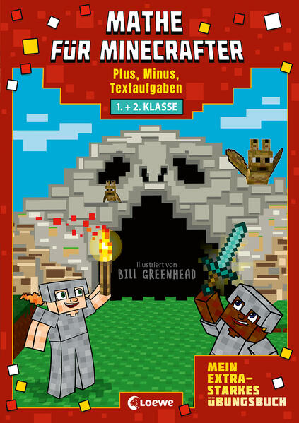 Produktbild: Mathe für Minecrafter - Mein extrastarkes Übungsbuch
