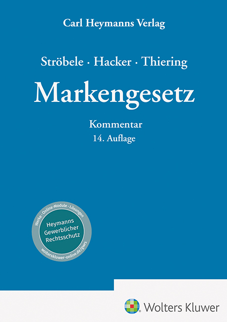 Produktbild: Markengesetz | Franz Hacker, Paul Ströbele, Frederik Thiering
