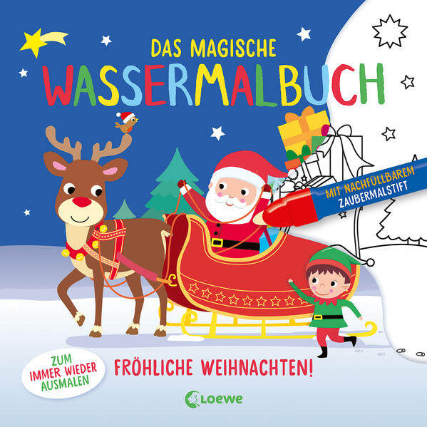 Produktbild: Das magische Wassermalbuch - Fröhliche Weihnachten!