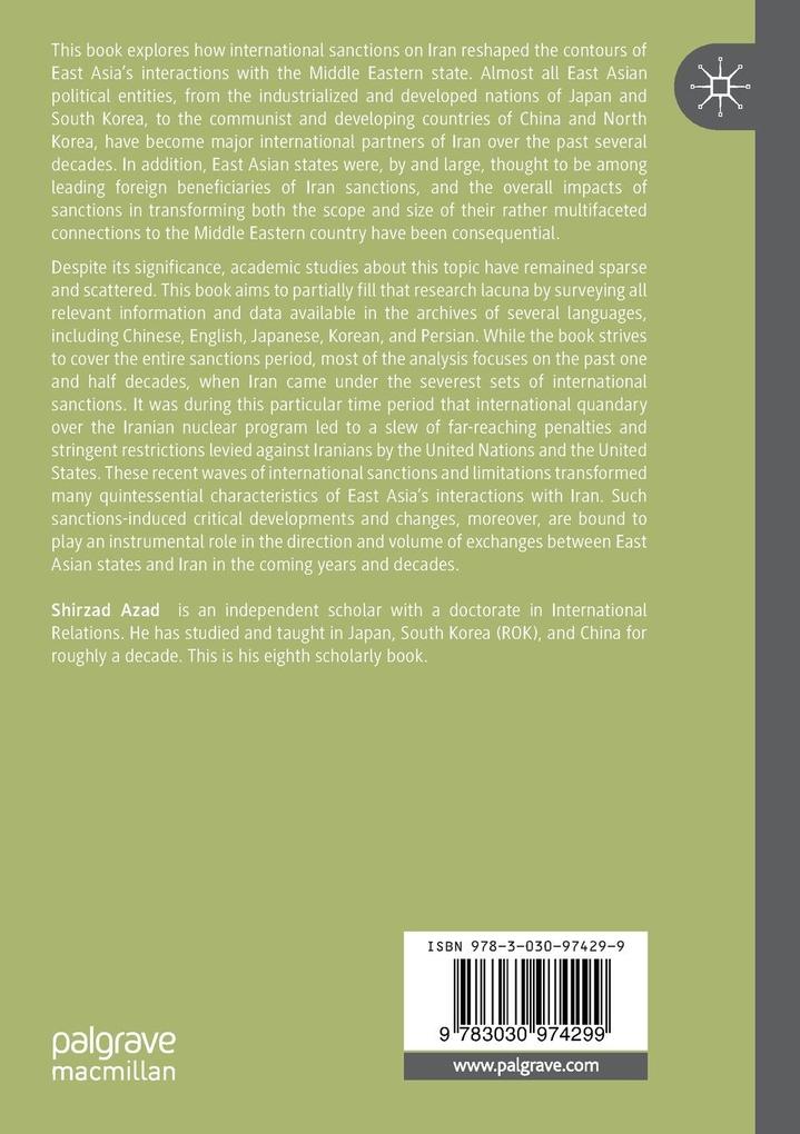 Weitere Ansicht: East Asia and Iran Sanctions | Shirzad Azad