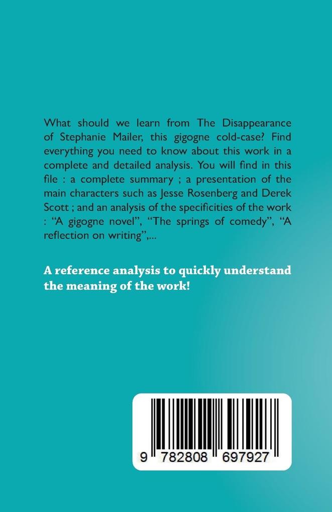 Weitere Ansicht: The disappearance of Stephanie Mailer | Morgane Fleurot