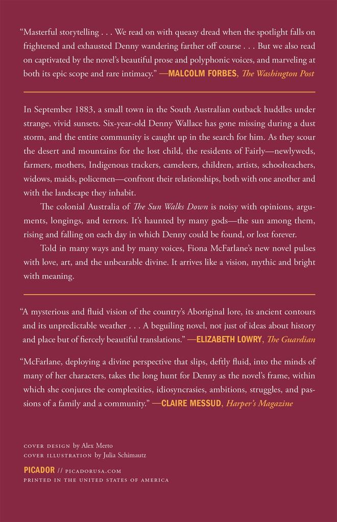 Weitere Ansicht: Sun Walks Down | Fiona McFarlane