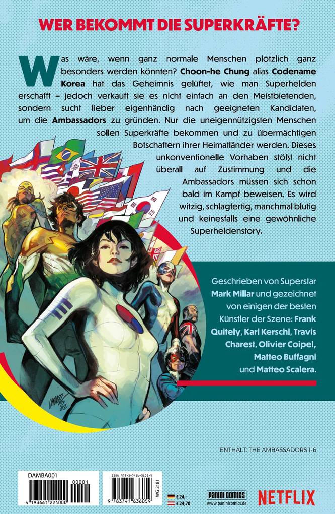 Weitere Ansicht: The Ambassadors | Mark Millar, Frank Quitely, Karl Kerschl, Travis Charest, Olivier Coipel