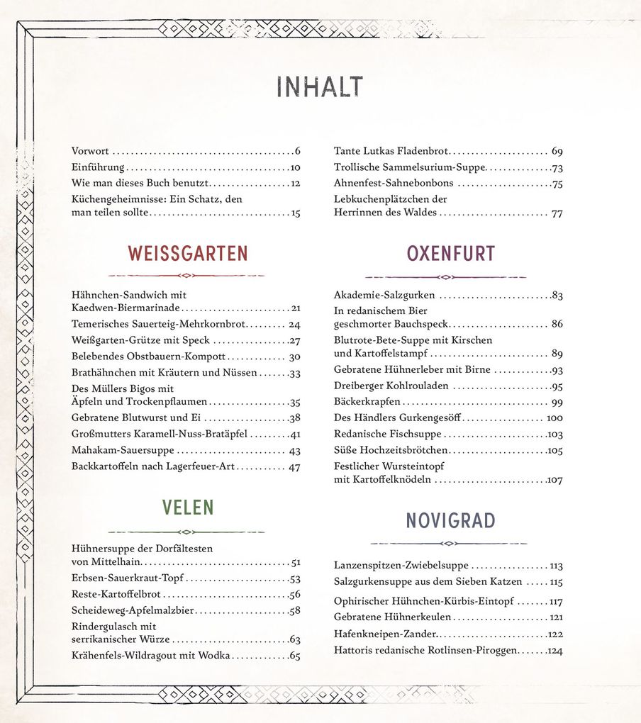 Weitere Ansicht: The Witcher: Das offizielle Kochbuch | Anita Sarna, Karolina Krupecka