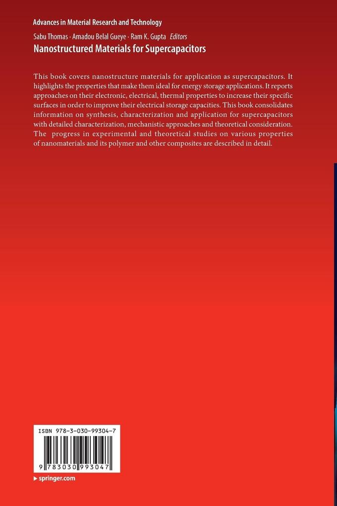 Weitere Ansicht: Nanostructured Materials for Supercapacitors