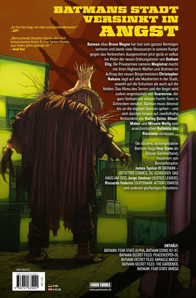 Weitere Ansicht: Batman: Die Fear State Saga (Deluxe Edition) | James Tynion IV, Jorge Jimenéz, James Tynion, Ed Brisson, Bengal