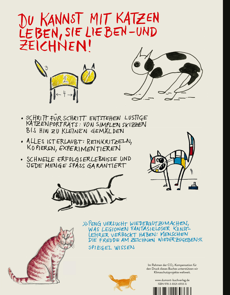 Weitere Ansicht: Ich kann (keine) Katzen zeichnen | Peng