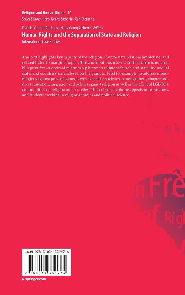 Weitere Ansicht: Human Rights and the Separation of State and Religion
