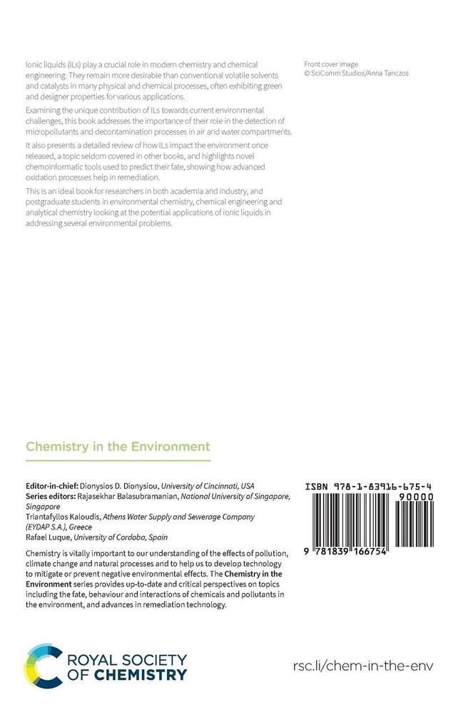 Weitere Ansicht: Ionic Liquids for Environmental Issues
