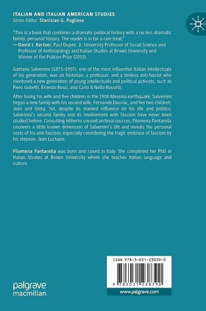 Weitere Ansicht: The Family of Gaetano Salvemini Under Fascism | Filomena Fantarella