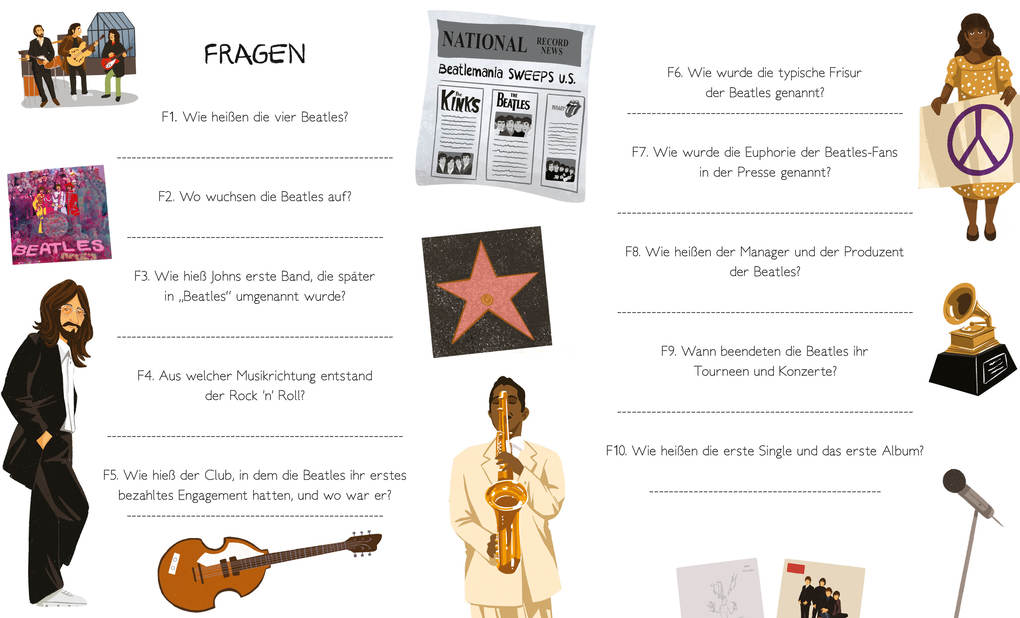 Weitere Ansicht: Die Beatles. Total Genial! | Claire Sipi