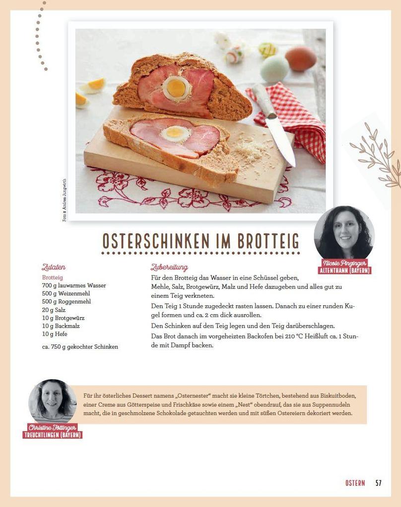 Weitere Ansicht: Bäuerinnen backen traditionelles Festgebäck