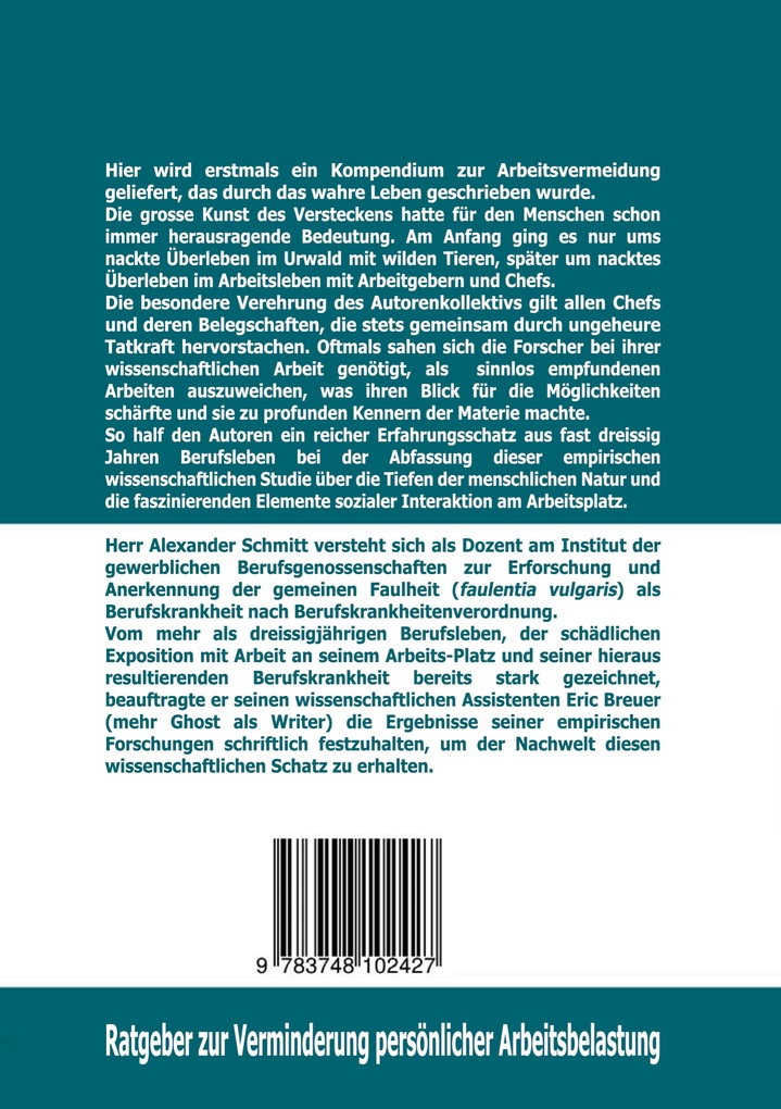 Weitere Ansicht: Die grosse Kunst des Versteckens | Alexander Schmitt, Eric Breuer