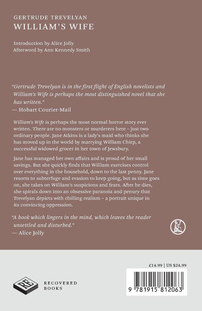 Weitere Ansicht: William's Wife | Gertrude Trevelyan