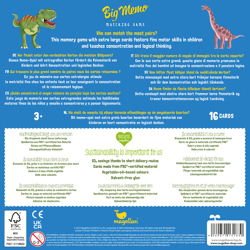 Weitere Ansicht: Big Memo - Dinosaurs