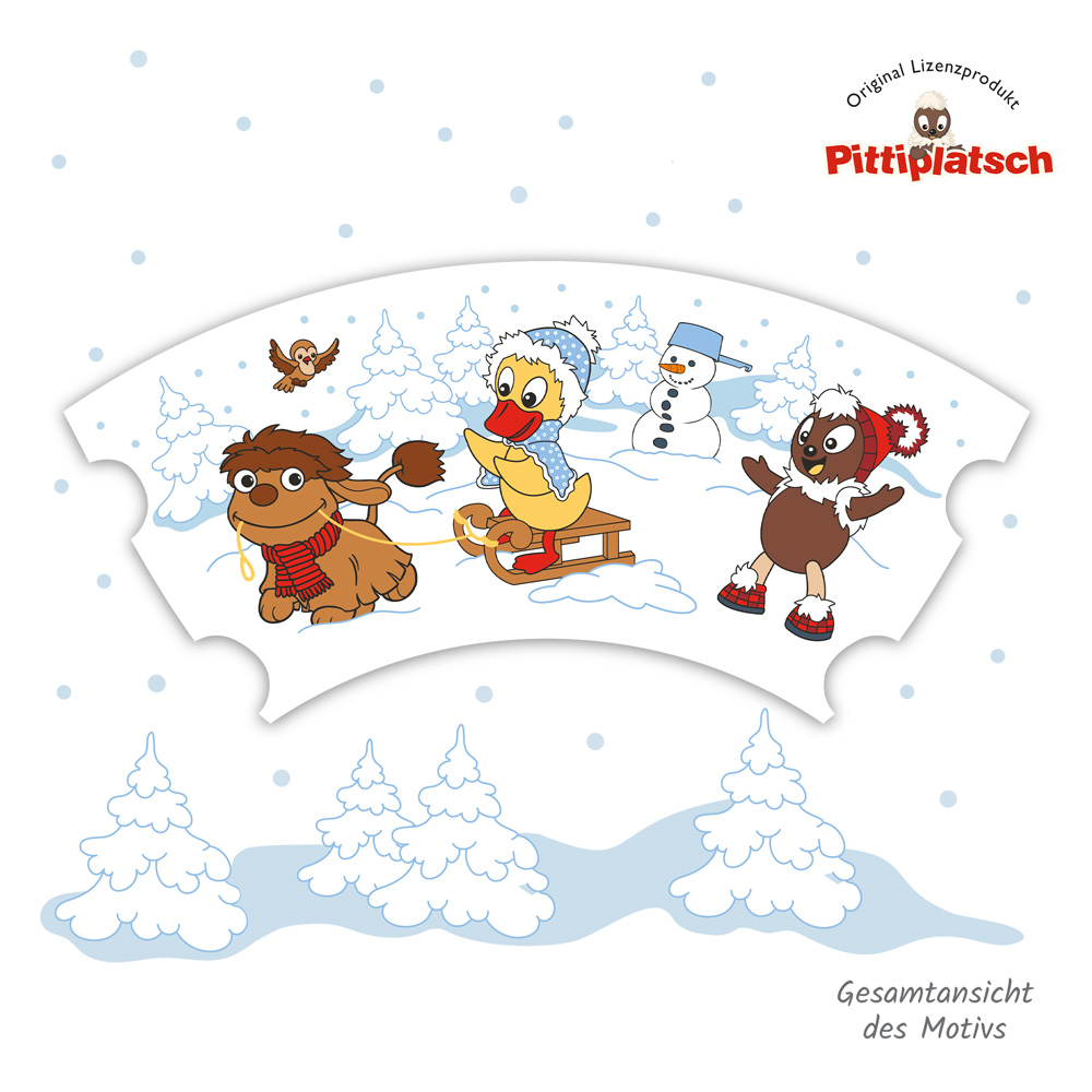 Weitere Ansicht: Trötsch Pittiplatsch Sammeltasse Winter