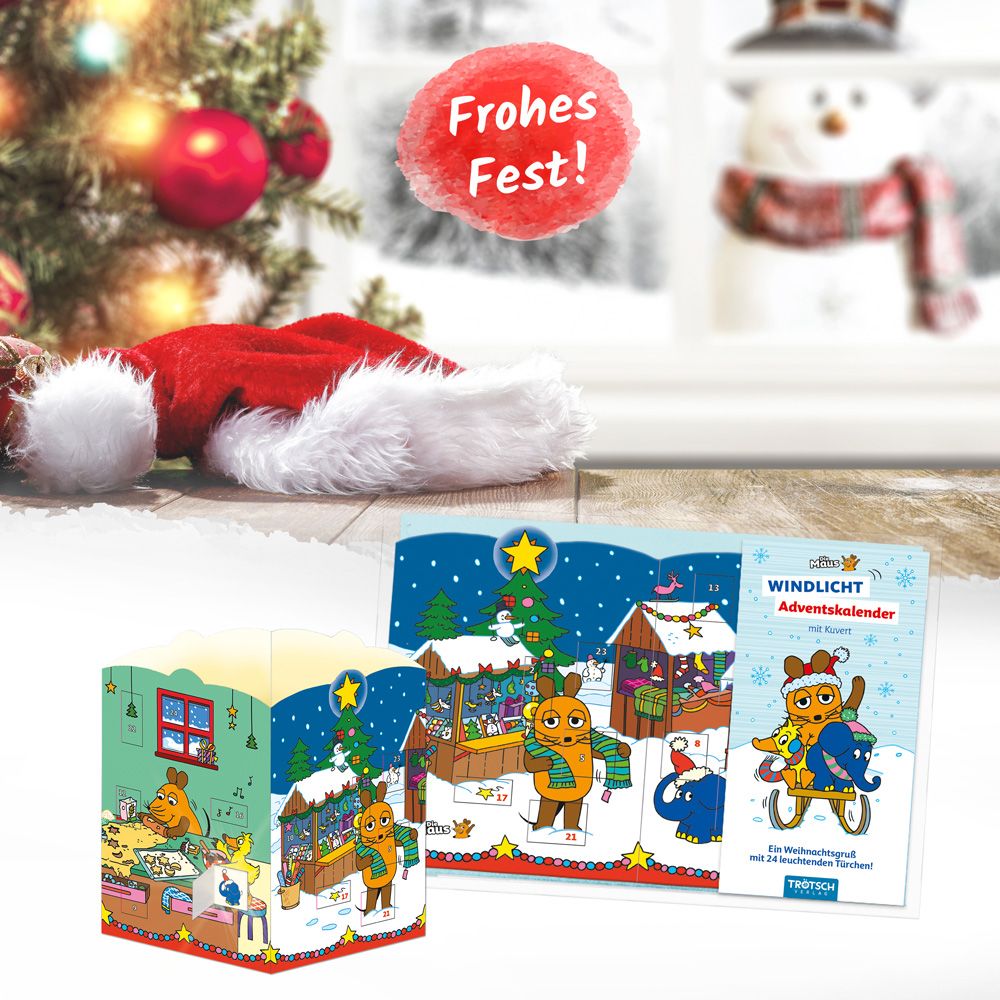 Weitere Ansicht: Trötsch Die Maus Windlicht Adventskalender