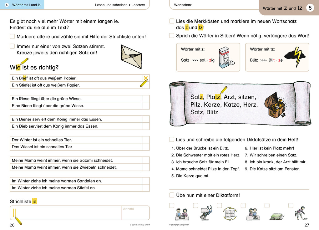 Weitere Ansicht: Mein Lupenschreibheft 3 - Ich kann richtig schreiben - | Katrin Langhans, sternchenverlag GmbH