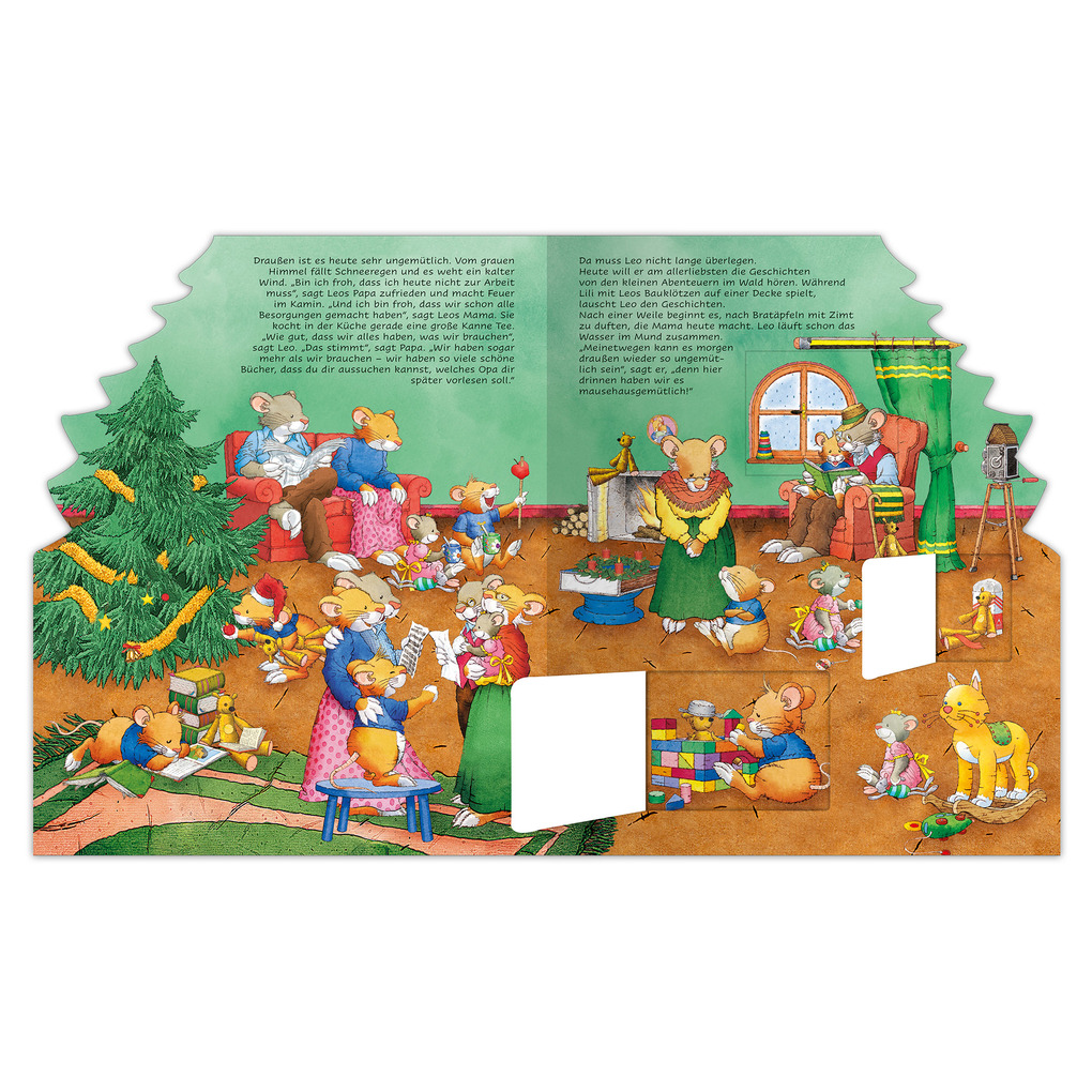 Weitere Ansicht: Leo Lausemaus - Mein weihnachtliches Wimmelbuch | Sophia Witt